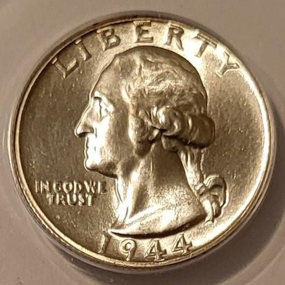 1944 S Washington Quarter MS66 ANACS - Picture 3 of 4